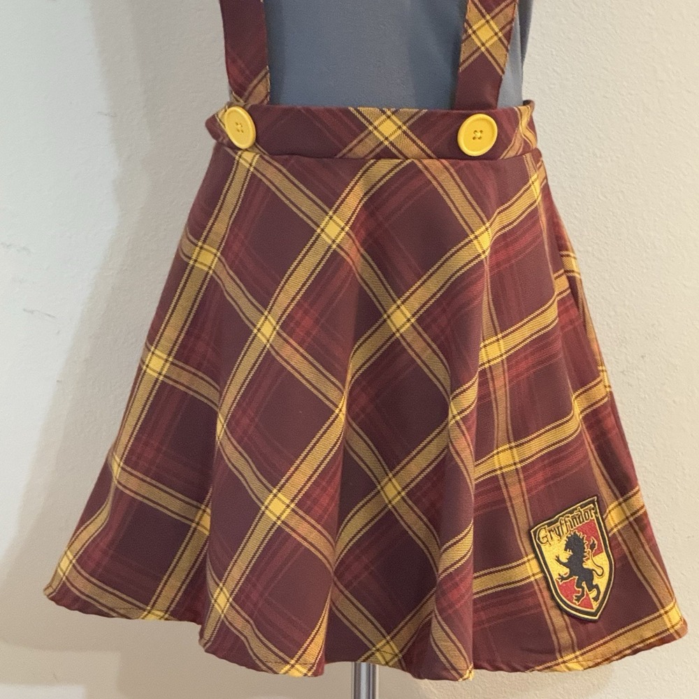 Spirit Gryffindor Costume Dress Womens Harry Potter Hogwarts School Uniform - Picture 9 of 12
